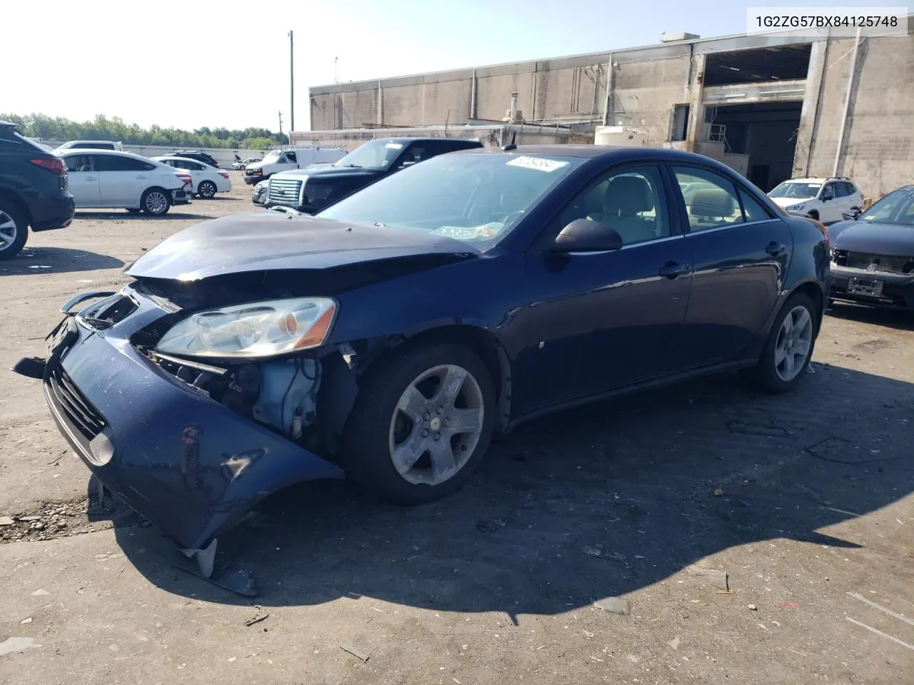 2008 Pontiac G6 Base VIN: 1G2ZG57BX84125748 Lot: 62084864