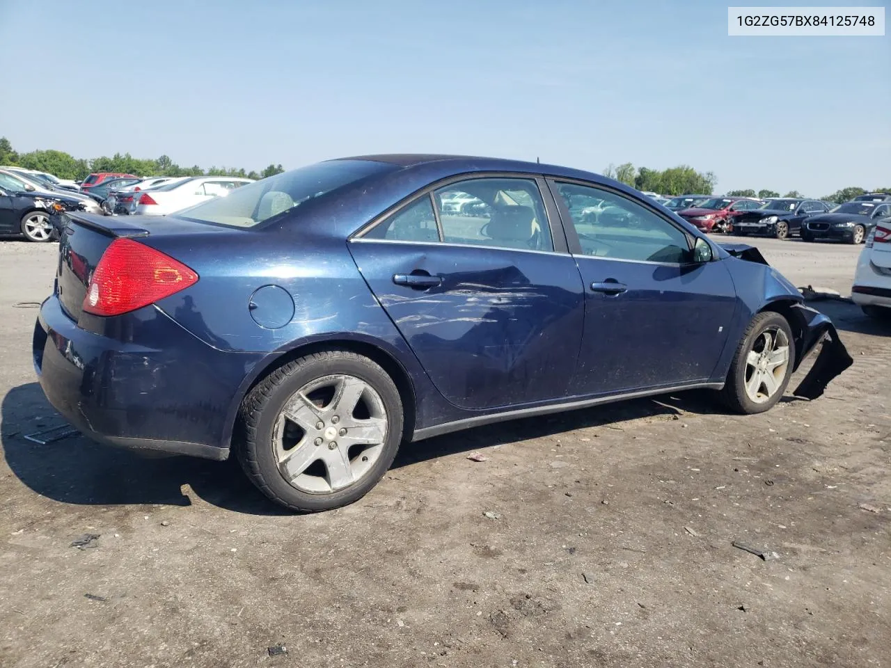 2008 Pontiac G6 Base VIN: 1G2ZG57BX84125748 Lot: 62084864