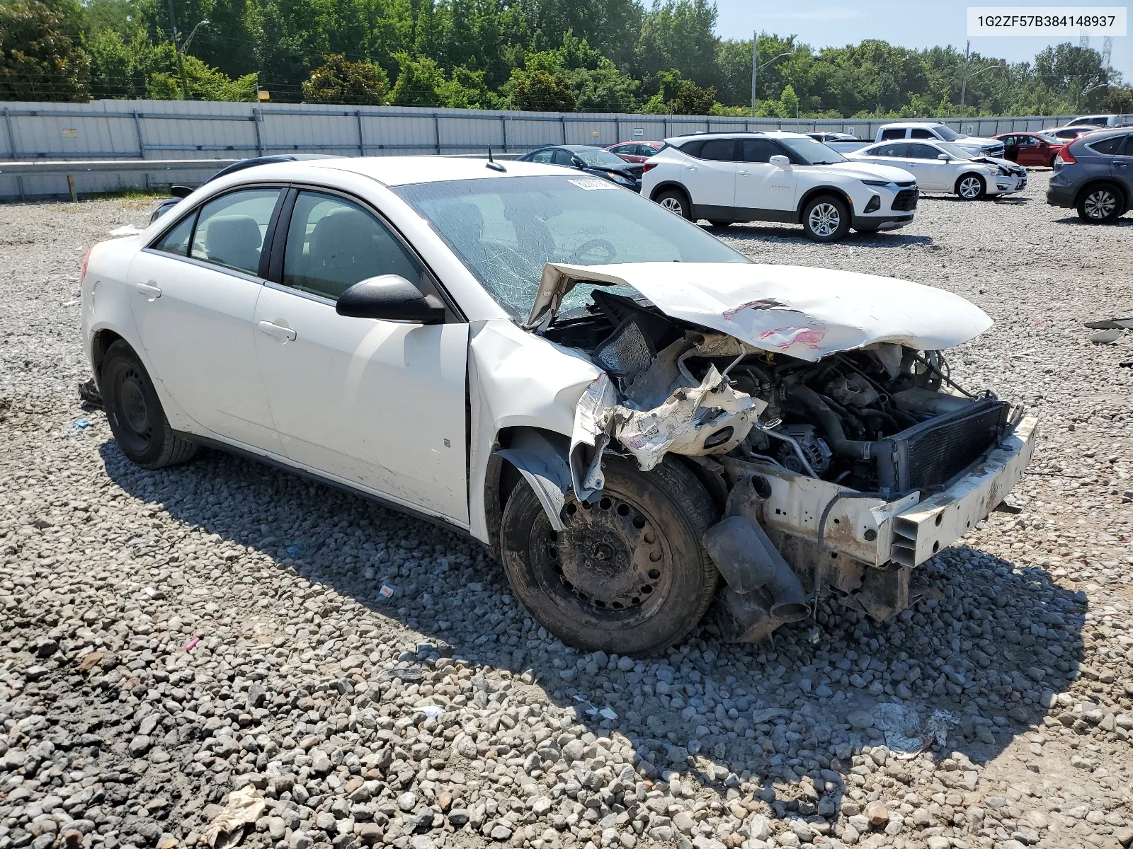 2008 Pontiac G6 Value Leader VIN: 1G2ZF57B384148937 Lot: 62701194