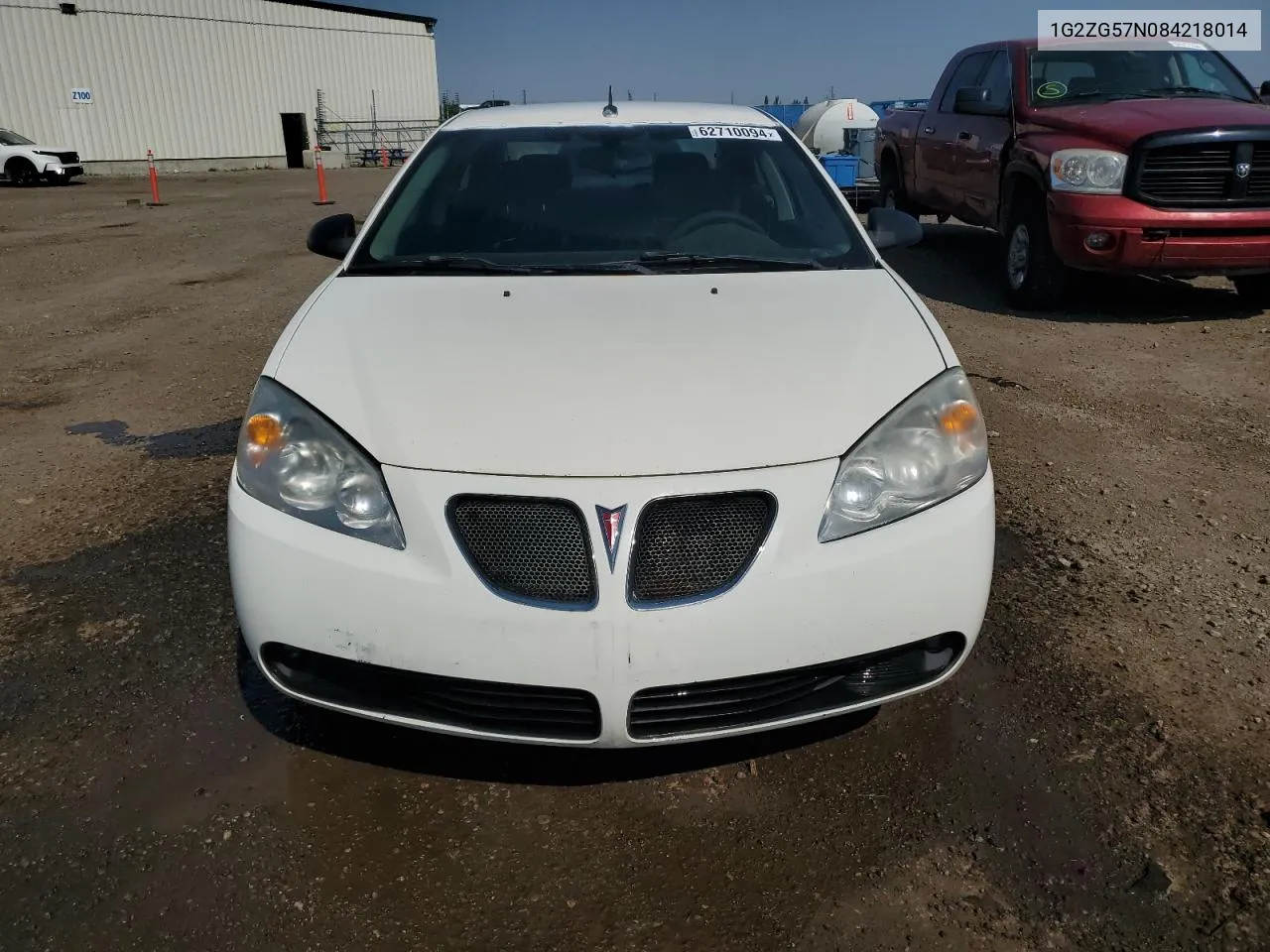 2008 Pontiac G6 Base VIN: 1G2ZG57N084218014 Lot: 62710094