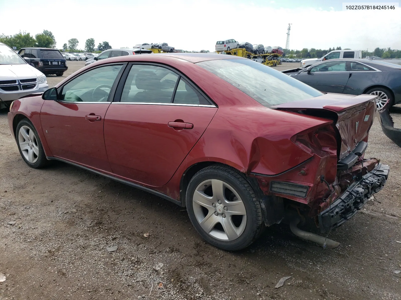 2008 Pontiac G6 Base VIN: 1G2ZG57B184245146 Lot: 62930534