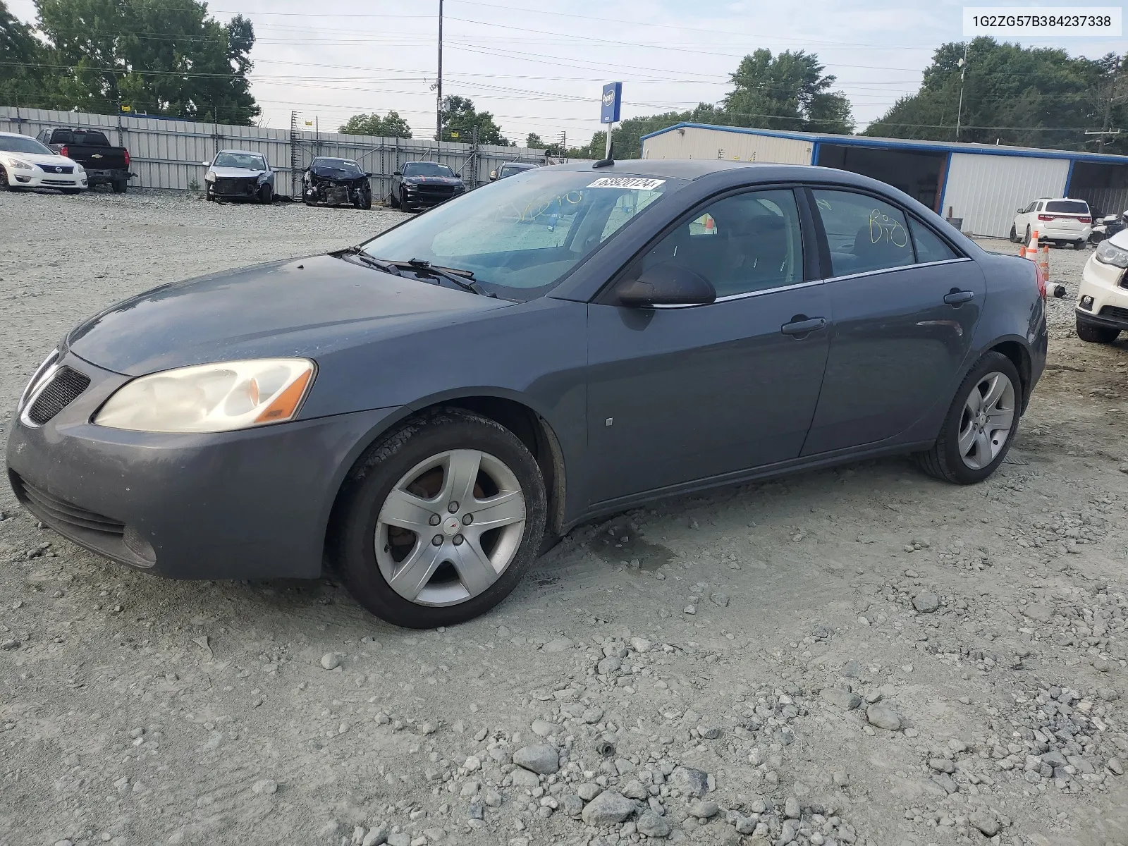 2008 Pontiac G6 Base VIN: 1G2ZG57B384237338 Lot: 63920124