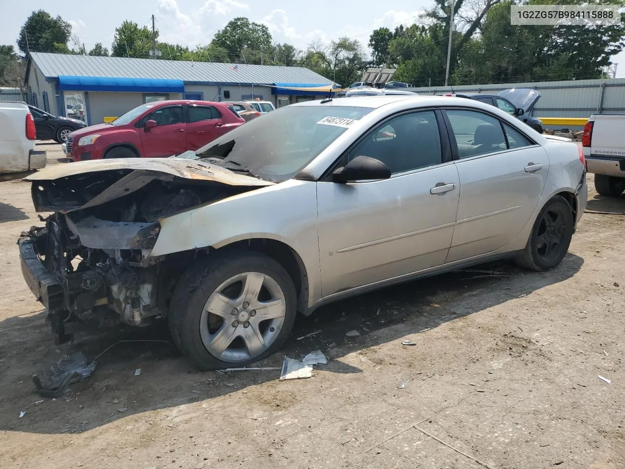 2008 Pontiac G6 Base VIN: 1G2ZG57B984115888 Lot: 64873114