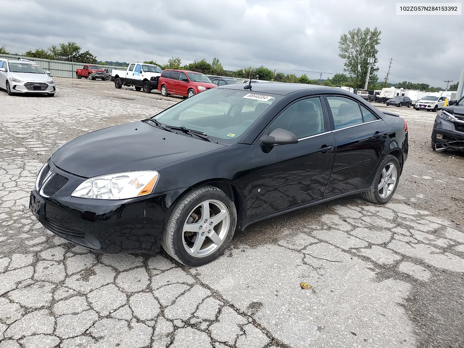 2008 Pontiac G6 Base VIN: 1G2ZG57N284153392 Lot: 66640354