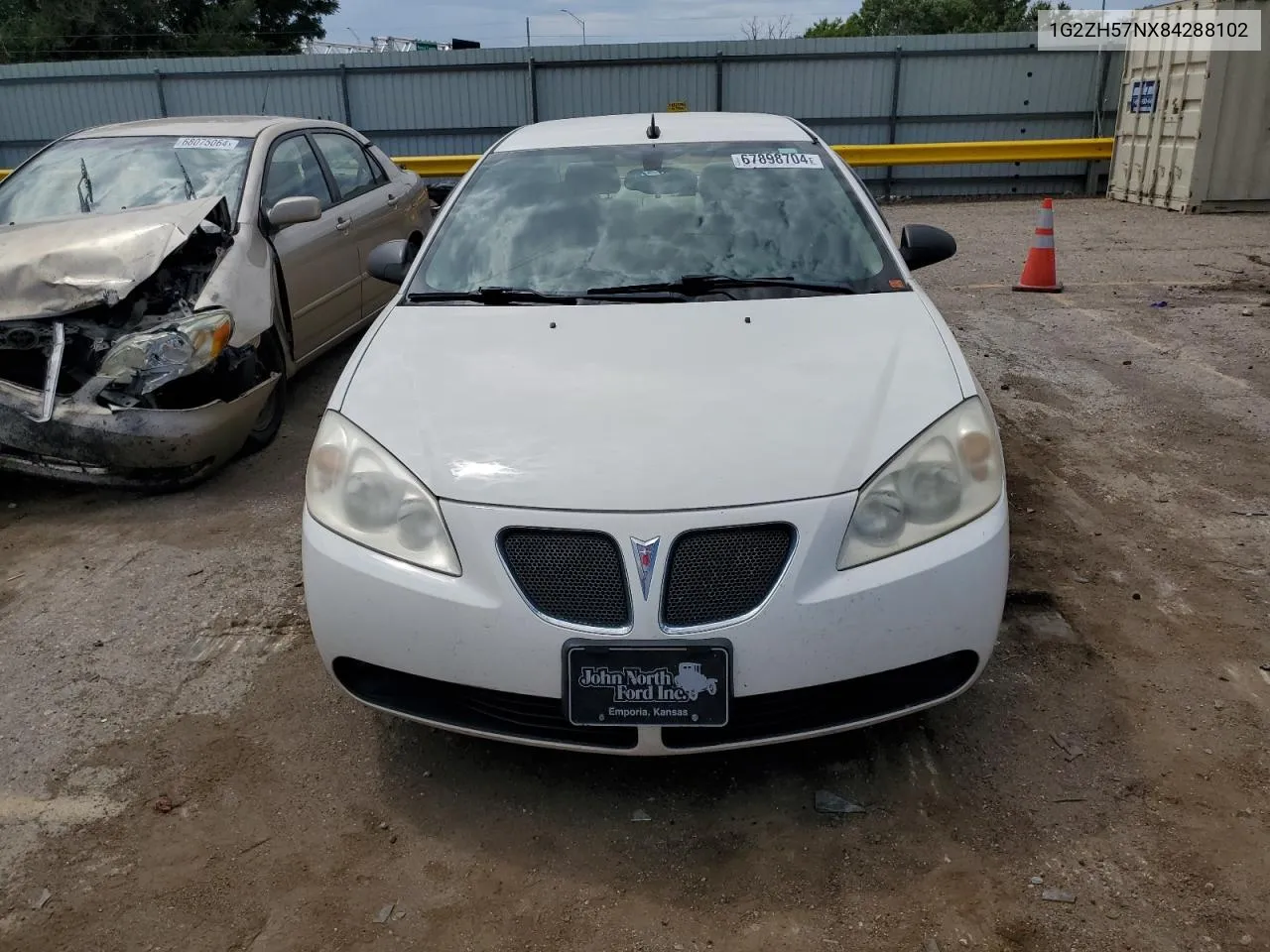 2008 Pontiac G6 Gt VIN: 1G2ZH57NX84288102 Lot: 67898704