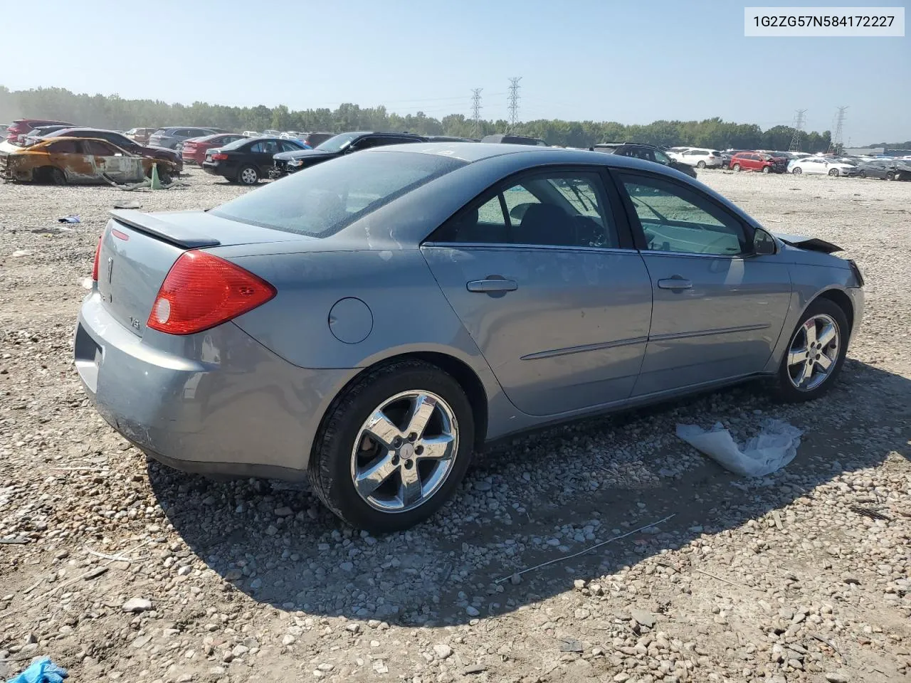 2008 Pontiac G6 Base VIN: 1G2ZG57N584172227 Lot: 71850604