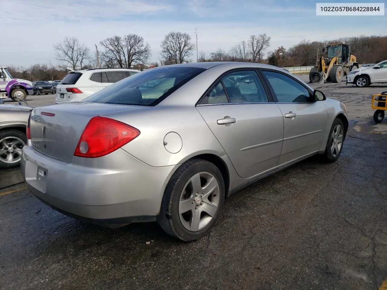 2008 Pontiac G6 Base VIN: 1G2ZG57B684228844 Lot: 79917963