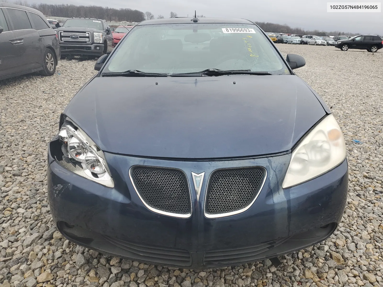 2008 Pontiac G6 Base VIN: 1G2ZG57N484196065 Lot: 81996693