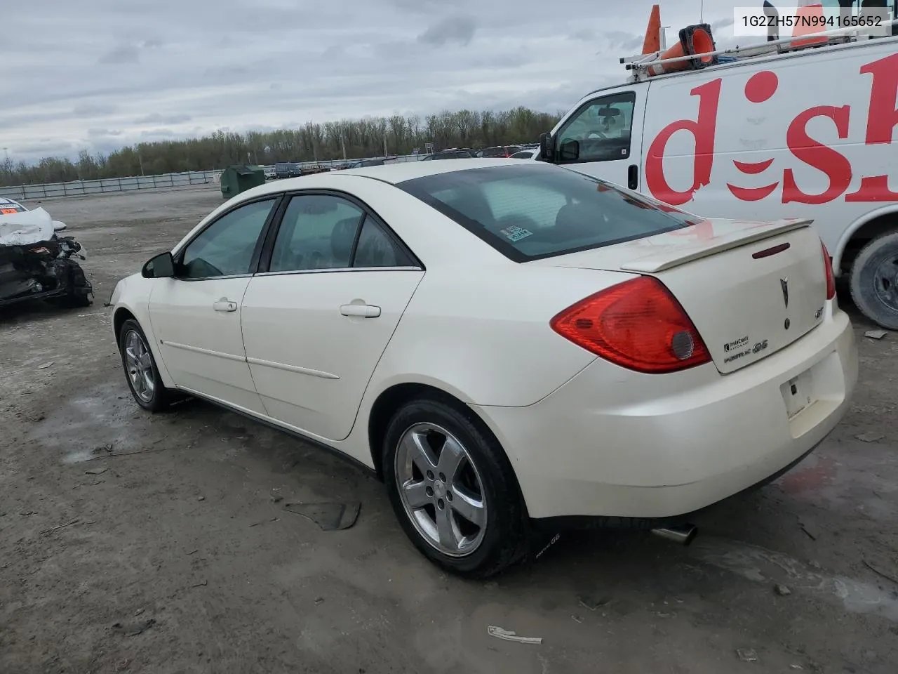 1G2ZH57N994165652 2009 Pontiac G6 Gt