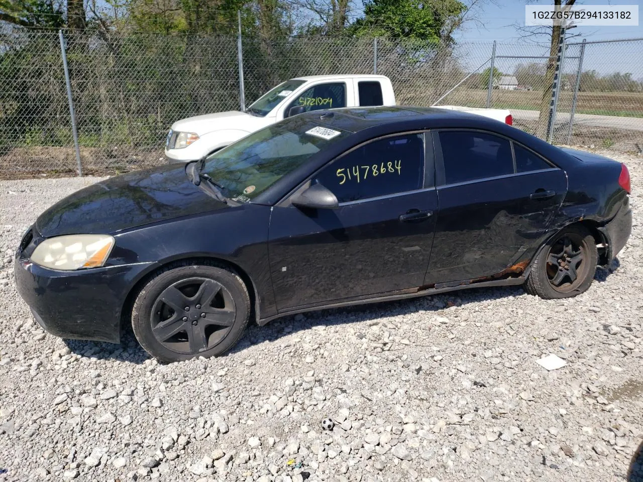 2009 Pontiac G6 VIN: 1G2ZG57B294133182 Lot: 51478684