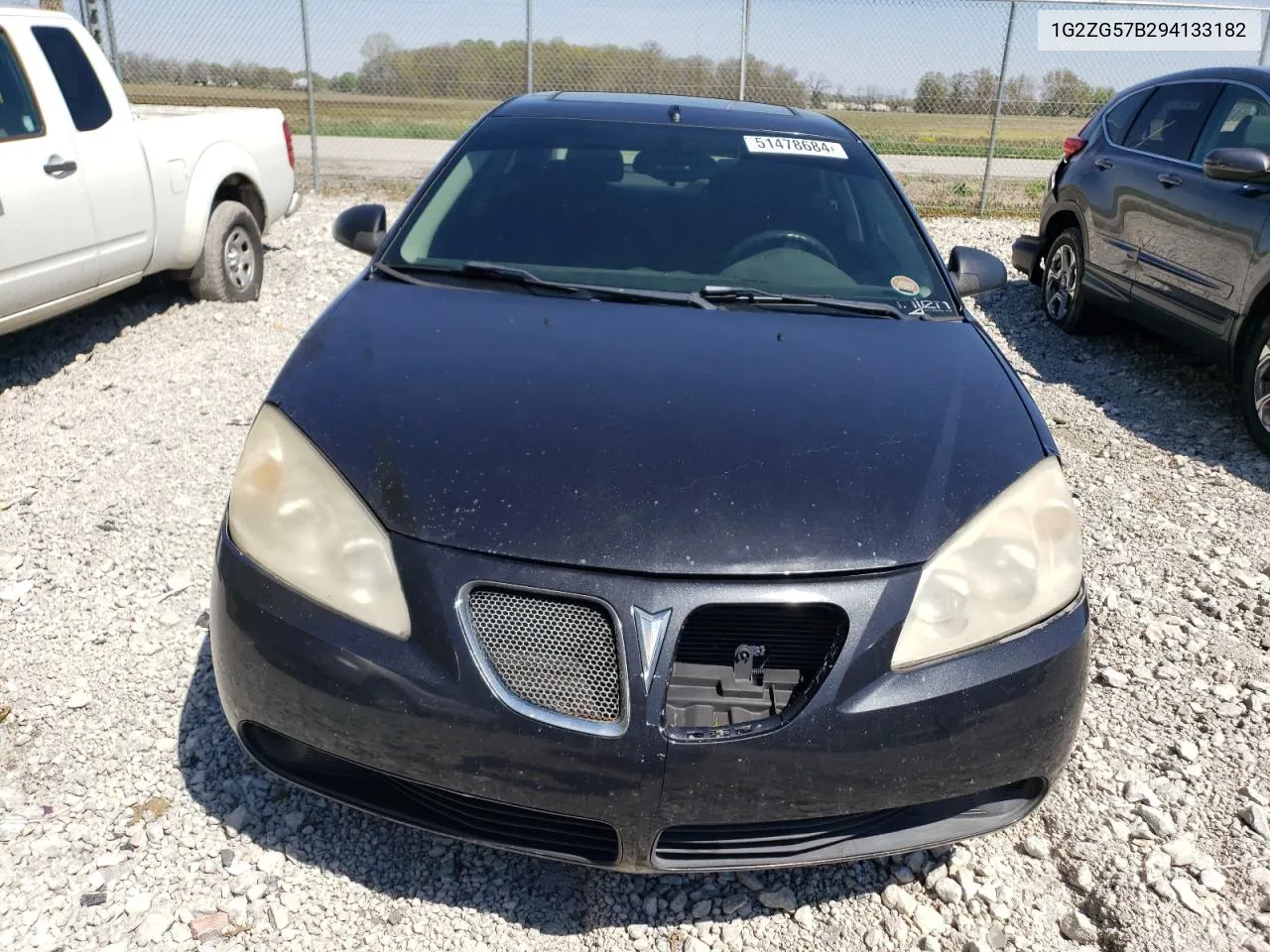 2009 Pontiac G6 VIN: 1G2ZG57B294133182 Lot: 51478684