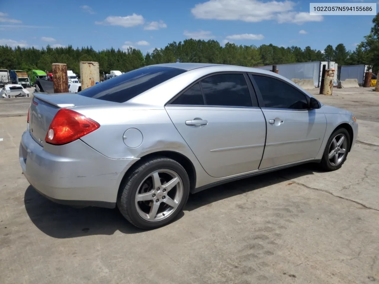 2009 Pontiac G6 VIN: 1G2ZG57N594155686 Lot: 52341864