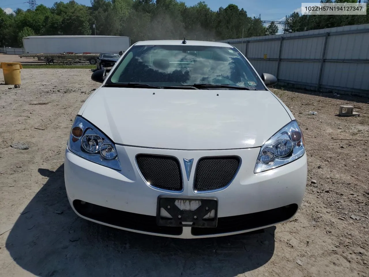 2009 Pontiac G6 Gt VIN: 1G2ZH57N194127347 Lot: 53041744