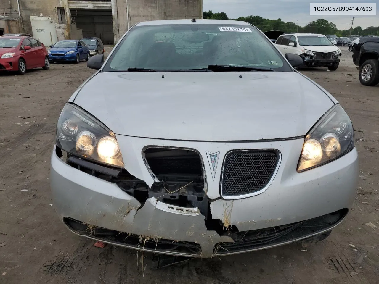 2009 Pontiac G6 VIN: 1G2ZG57B994147693 Lot: 53738214