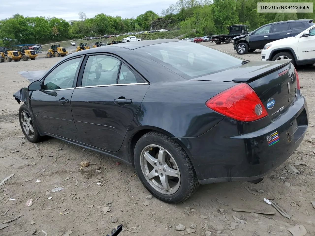 1G2ZG57NX94223609 2009 Pontiac G6