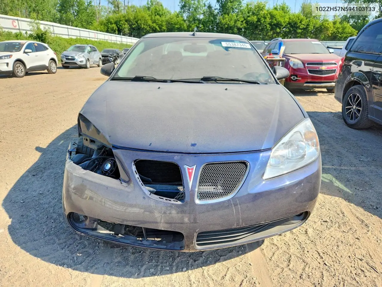 2009 Pontiac G6 Gt VIN: 1G2ZH57N594103133 Lot: 55387346