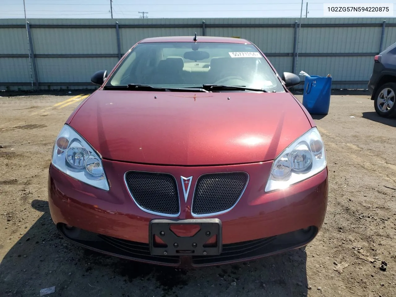 2009 Pontiac G6 VIN: 1G2ZG57N594220875 Lot: 55771264