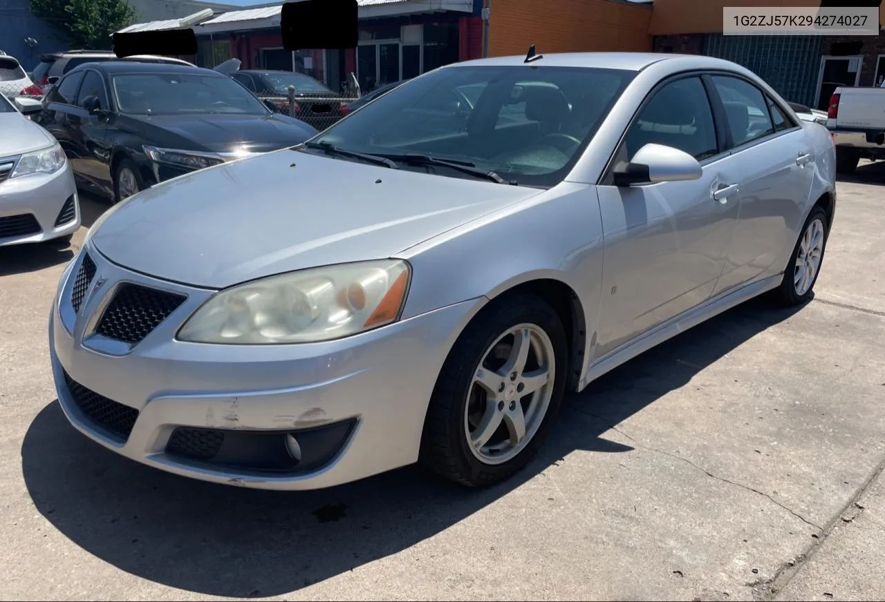 1G2ZJ57K294274027 2009 Pontiac G6