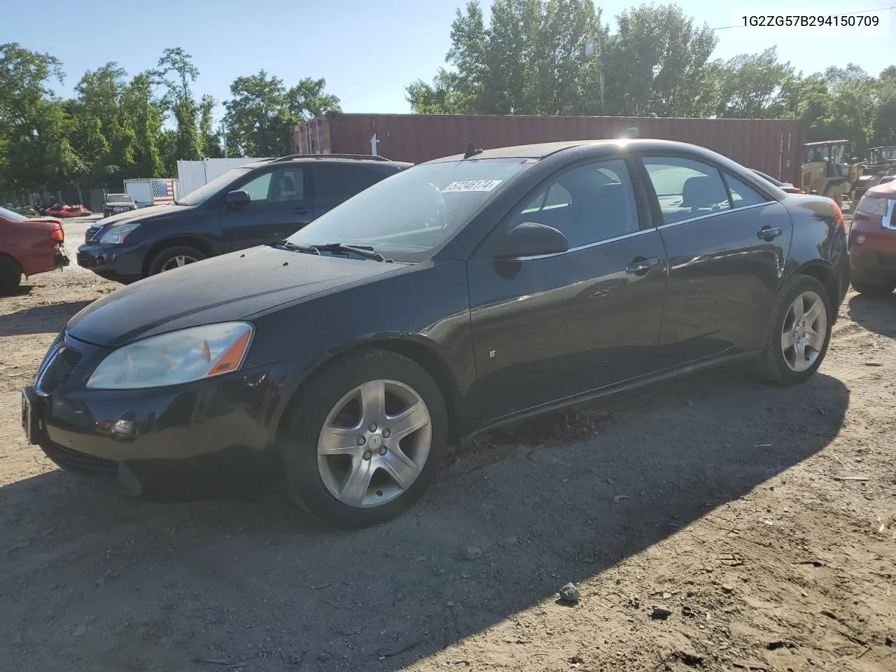 2009 Pontiac G6 VIN: 1G2ZG57B294150709 Lot: 57246174