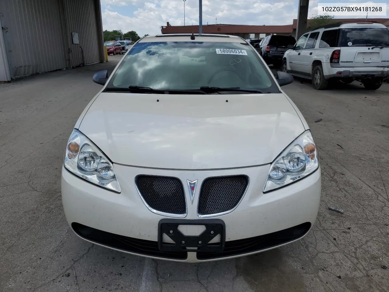 2009 Pontiac G6 VIN: 1G2ZG57BX94181268 Lot: 58006034