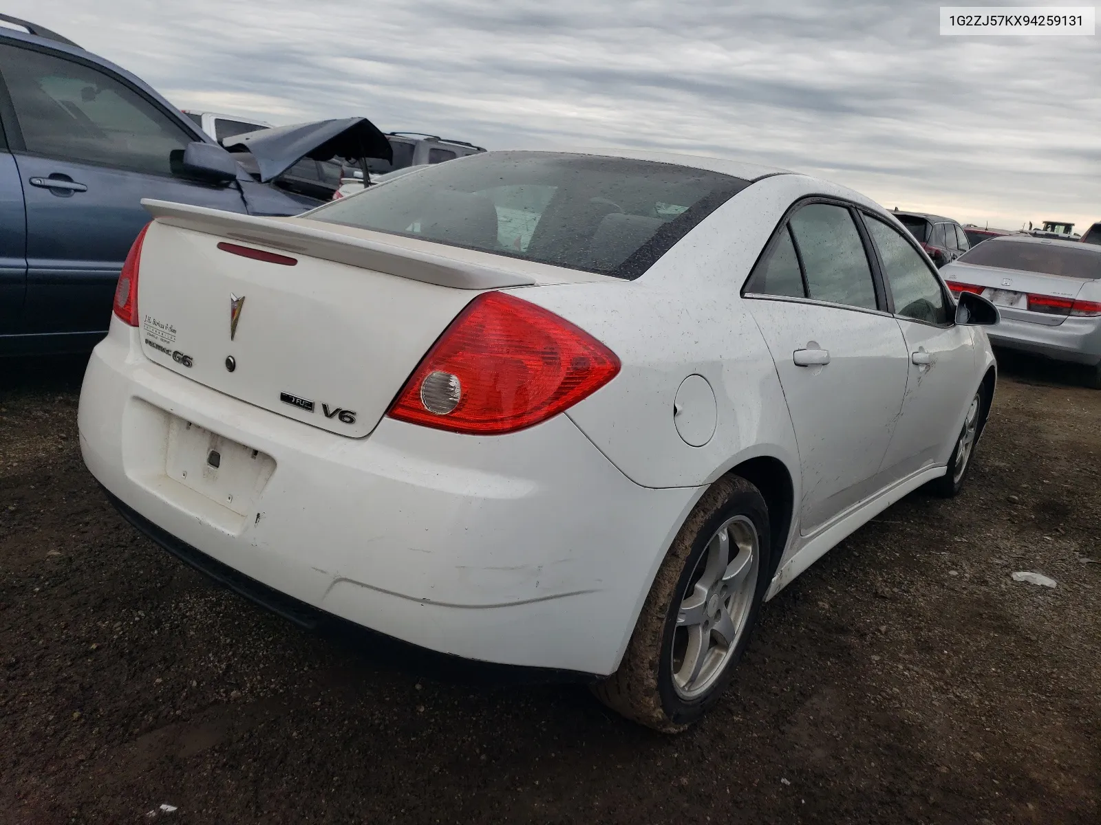 2009 Pontiac G6 VIN: 1G2ZJ57KX94259131 Lot: 61071864