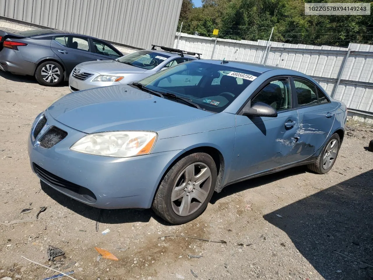 1G2ZG57BX94149243 2009 Pontiac G6