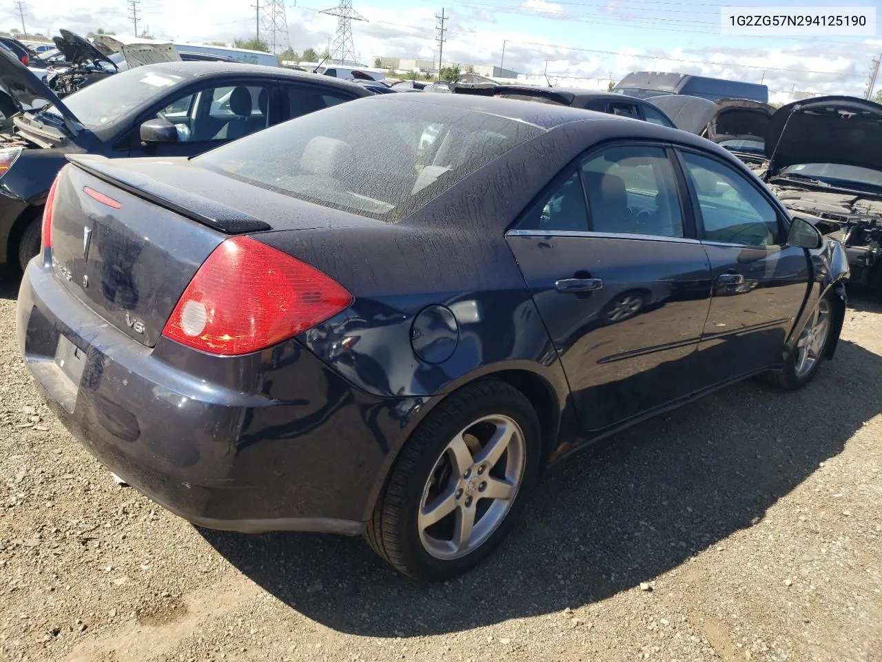 2009 Pontiac G6 VIN: 1G2ZG57N294125190 Lot: 69591384