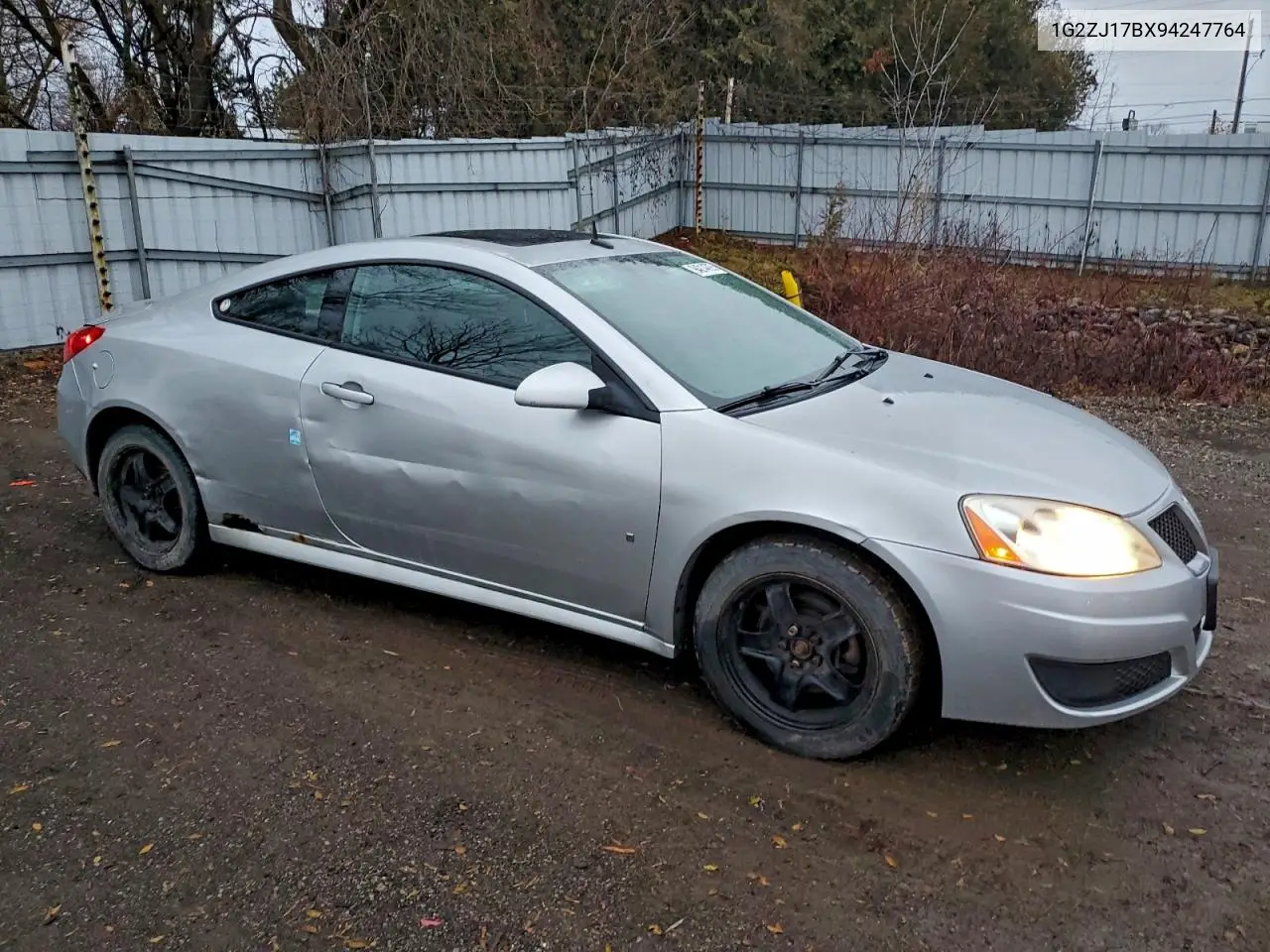 1G2ZJ17BX94247764 2009 Pontiac G6