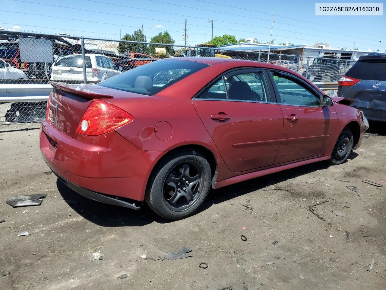 1G2ZA5EB2A4163310 2010 Pontiac G6