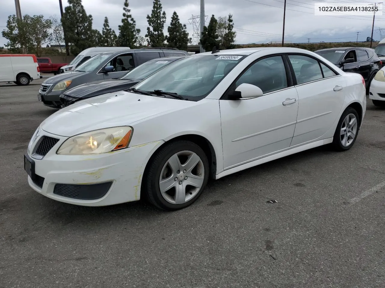 1G2ZA5EB5A4138255 2010 Pontiac G6