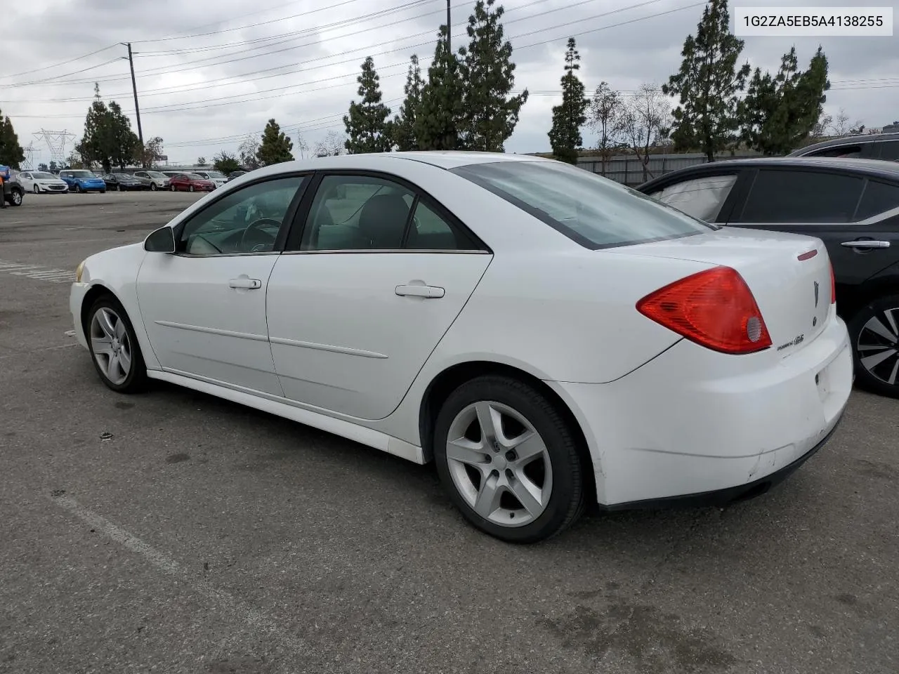 2010 Pontiac G6 VIN: 1G2ZA5EB5A4138255 Lot: 56499554