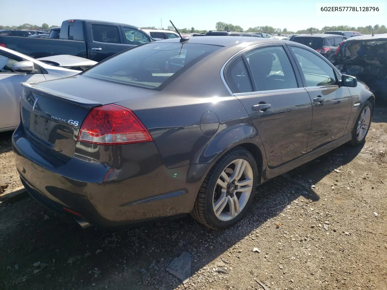 2008 Pontiac G8 VIN: 6G2ER57778L128796 Lot: 59126474