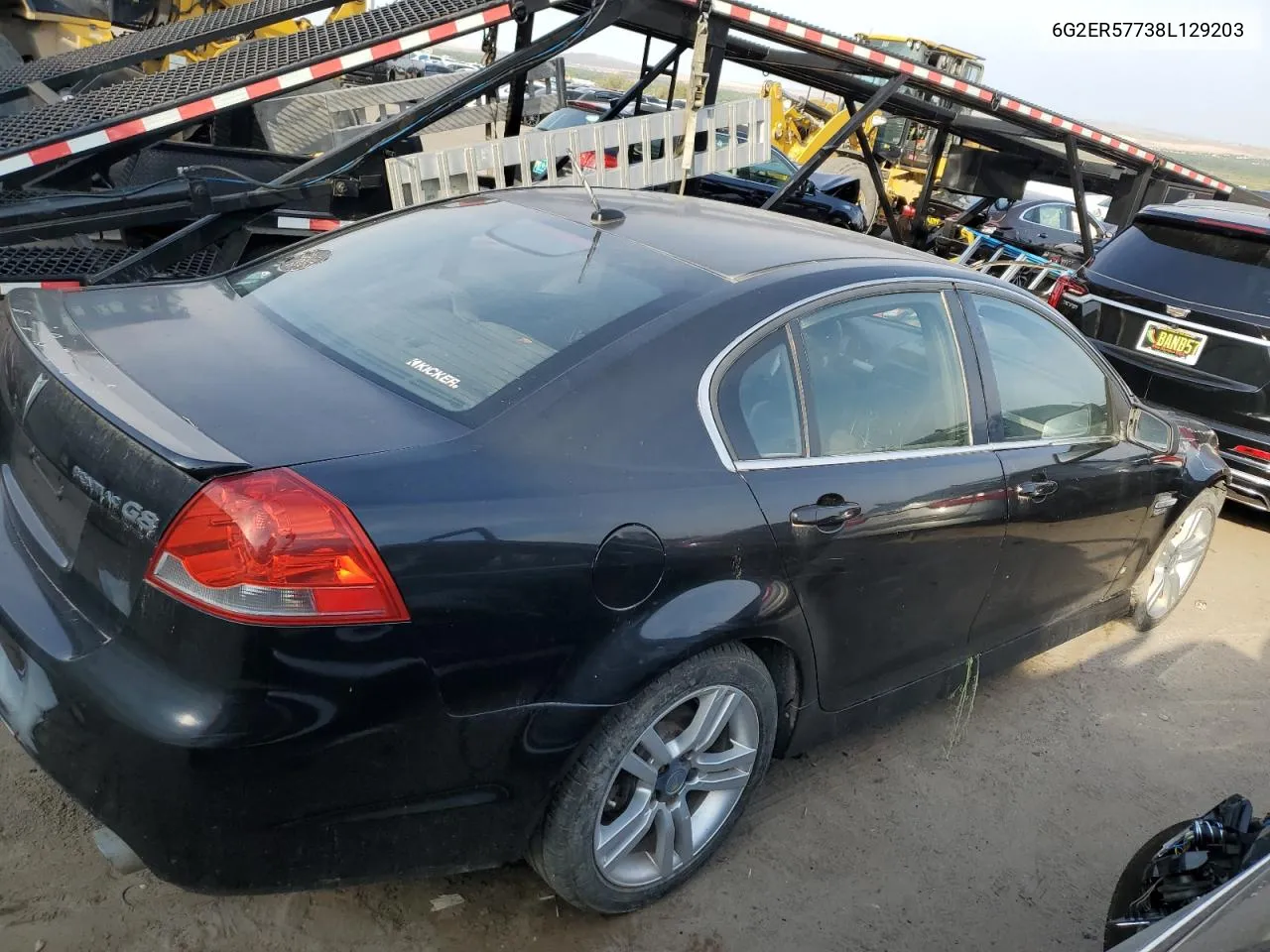 2008 Pontiac G8 VIN: 6G2ER57738L129203 Lot: 59165634