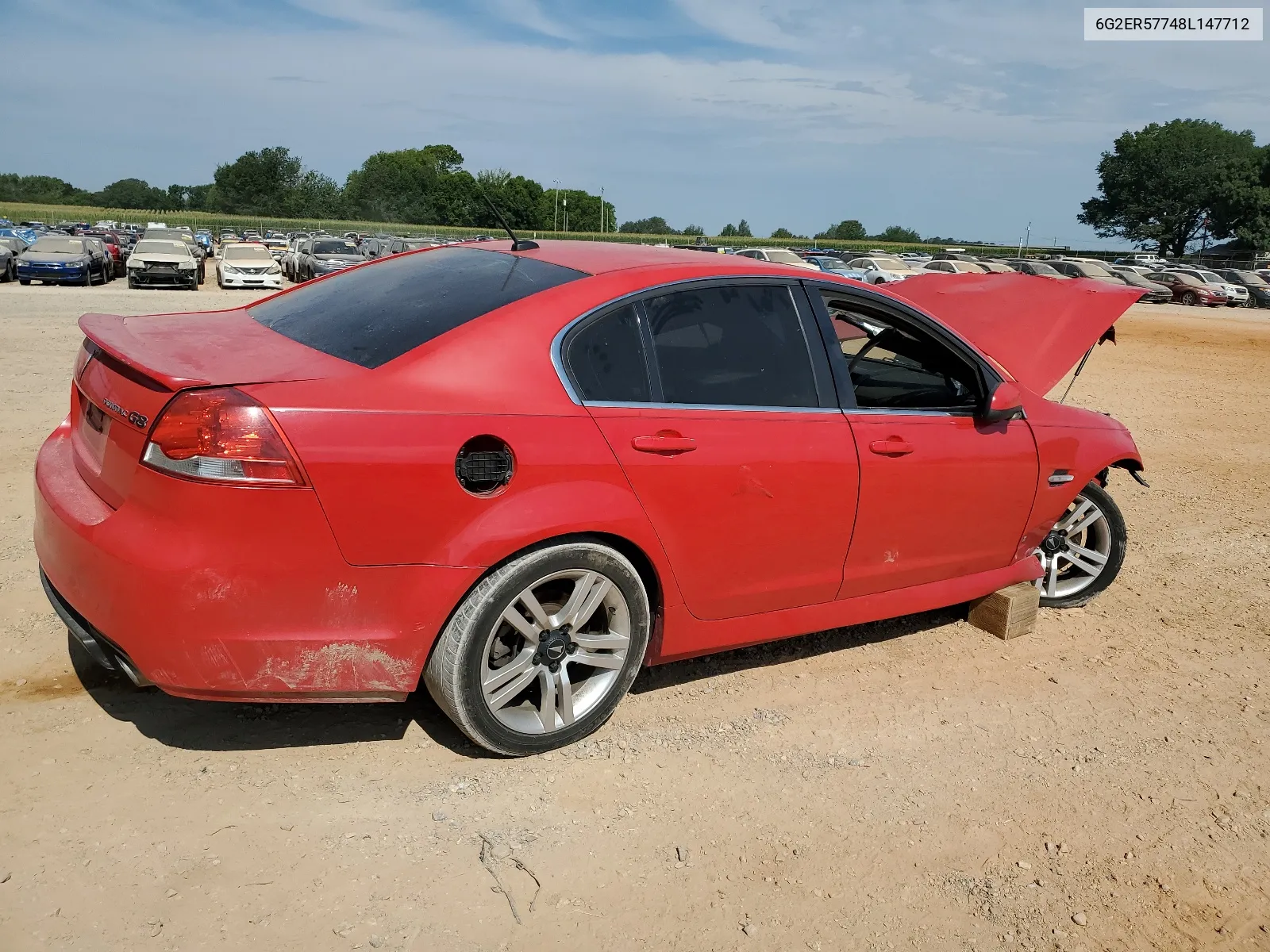 2008 Pontiac G8 VIN: 6G2ER57748L147712 Lot: 60424294