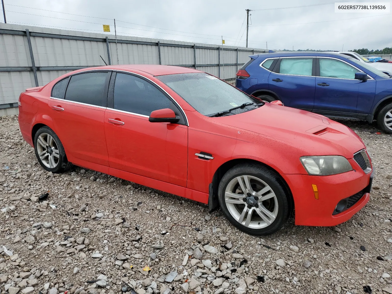 2008 Pontiac G8 VIN: 6G2ER57738L139536 Lot: 63712454