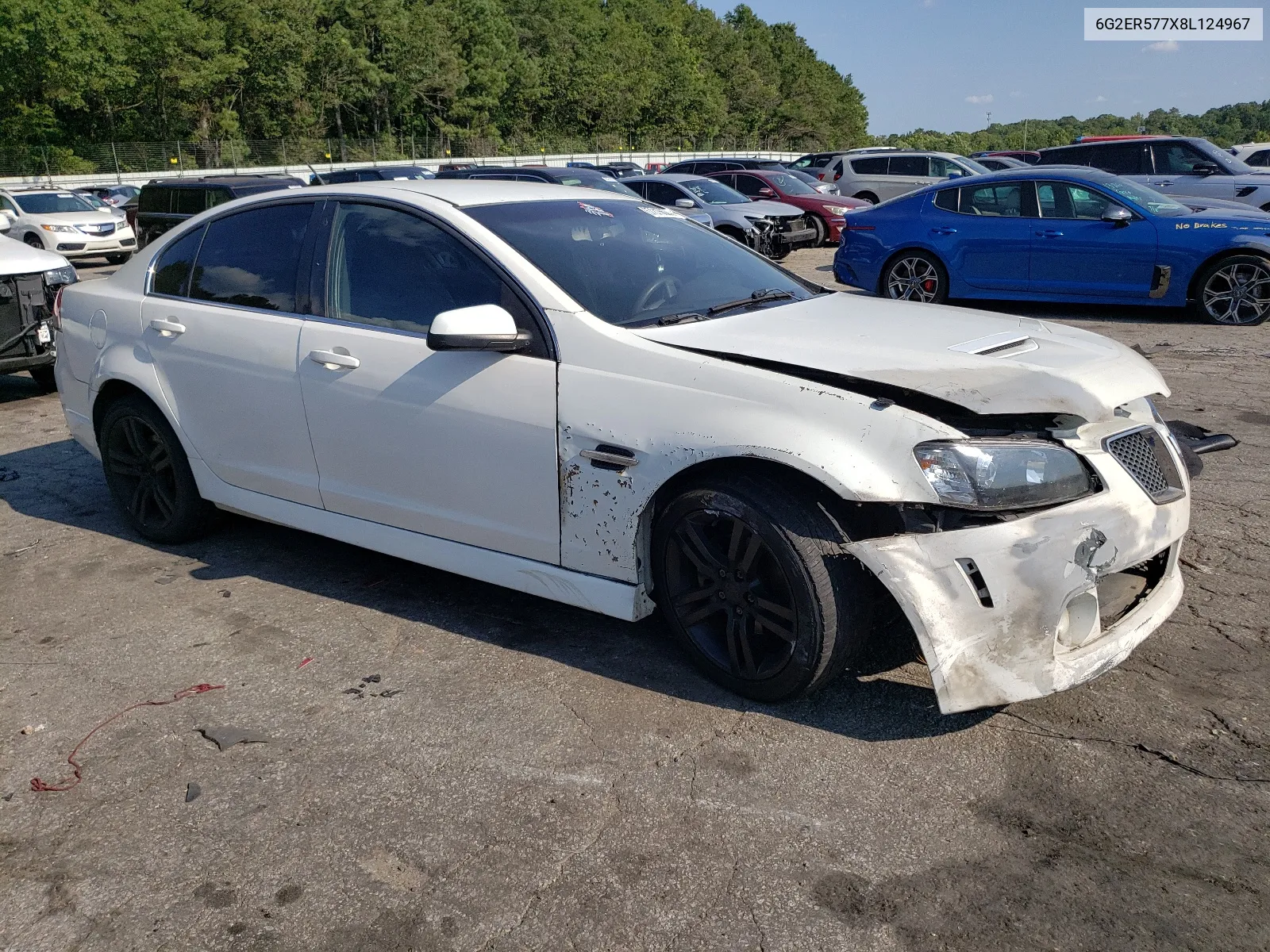 2008 Pontiac G8 VIN: 6G2ER577X8L124967 Lot: 67215624