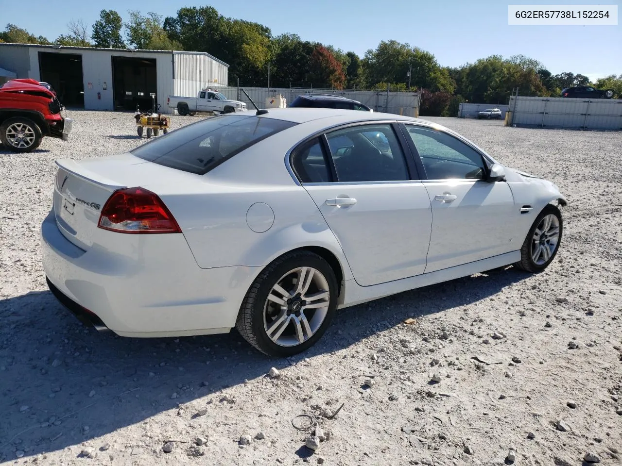 2008 Pontiac G8 VIN: 6G2ER57738L152254 Lot: 71307763