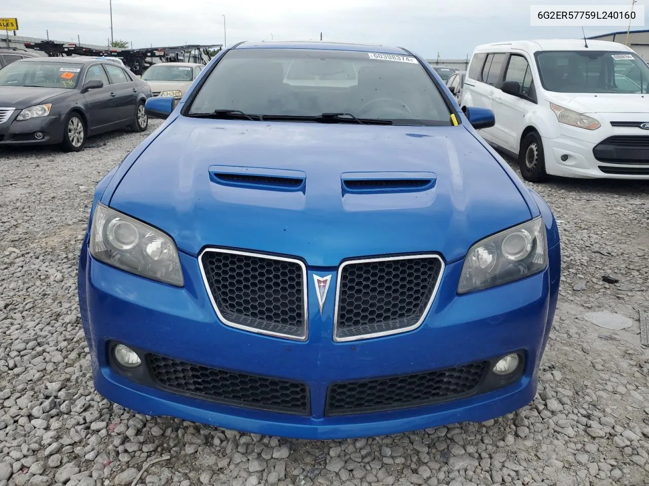 2009 Pontiac G8 VIN: 6G2ER57759L240160 Lot: 60398374