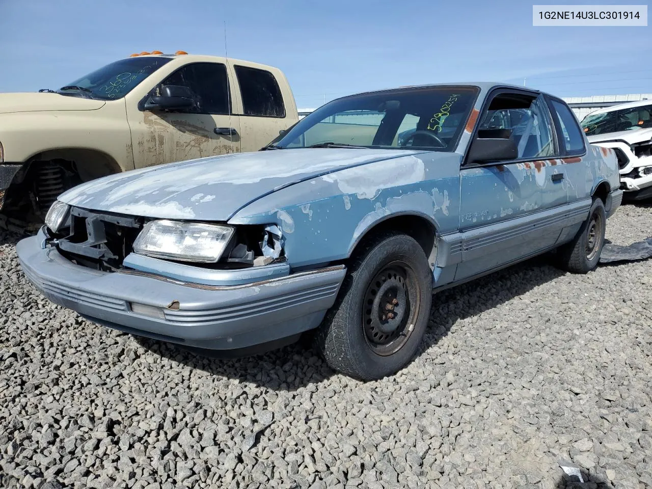 1G2NE14U3LC301914 1990 Pontiac Grand Am Le