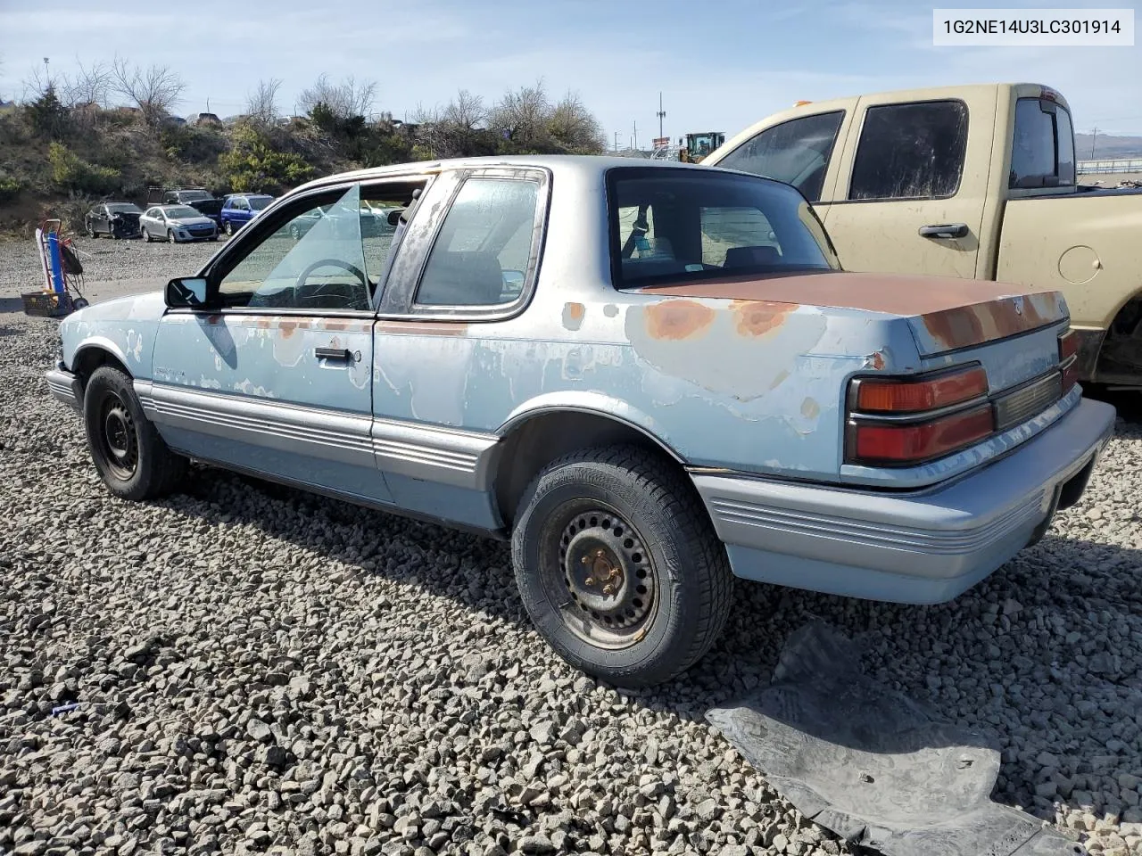 1G2NE14U3LC301914 1990 Pontiac Grand Am Le