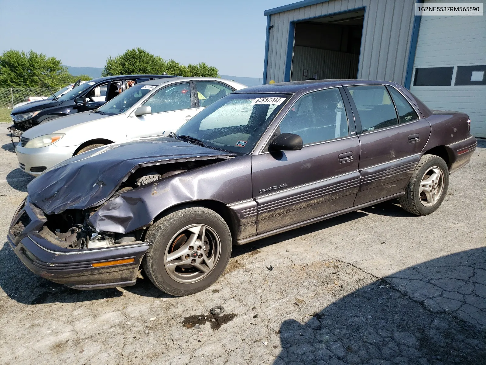 1994 Pontiac Grand Am Se VIN: 1G2NE5537RM565590 Lot: 64957204