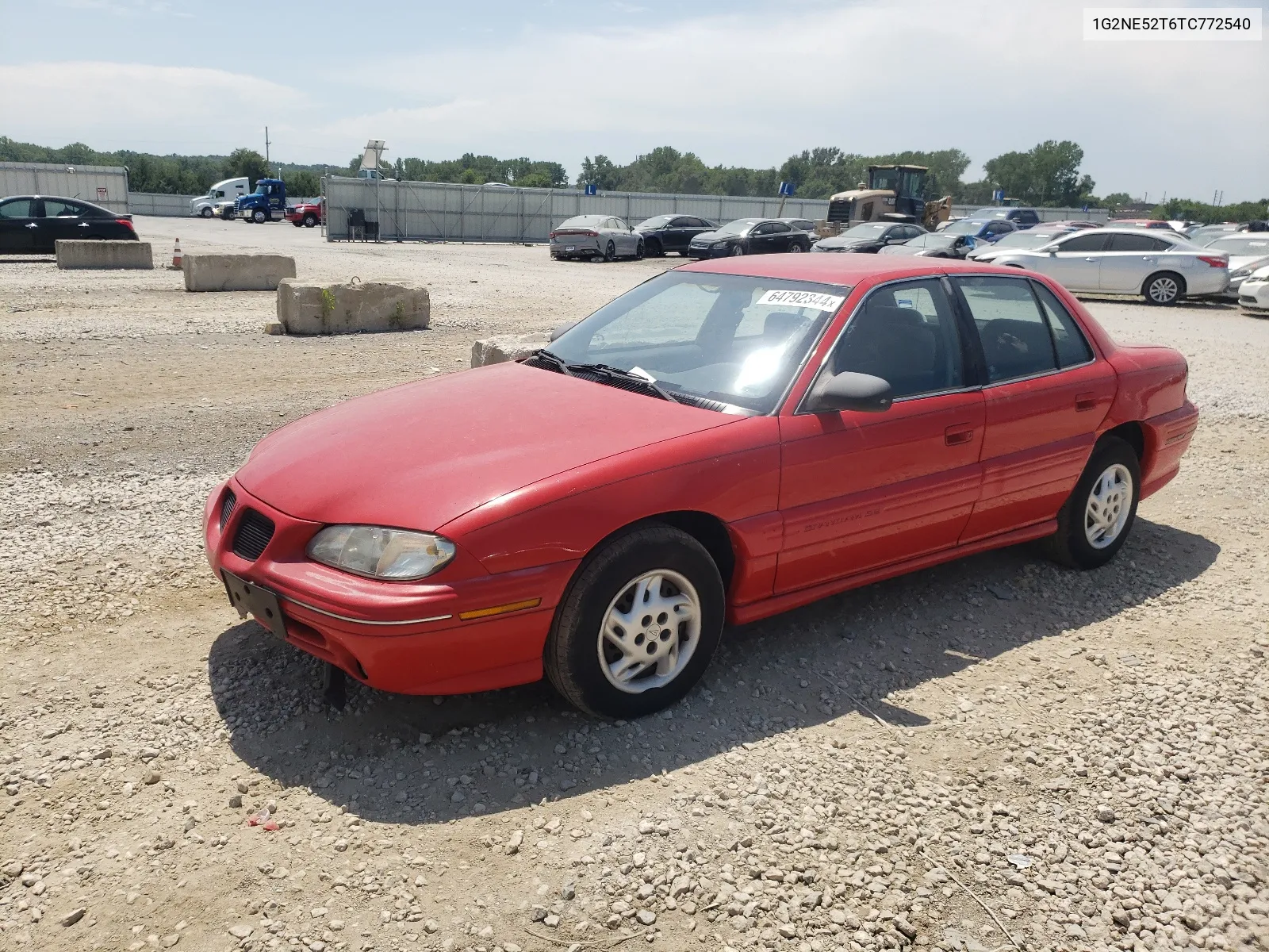 1996 Pontiac Grand Am Se VIN: 1G2NE52T6TC772540 Lot: 64792344