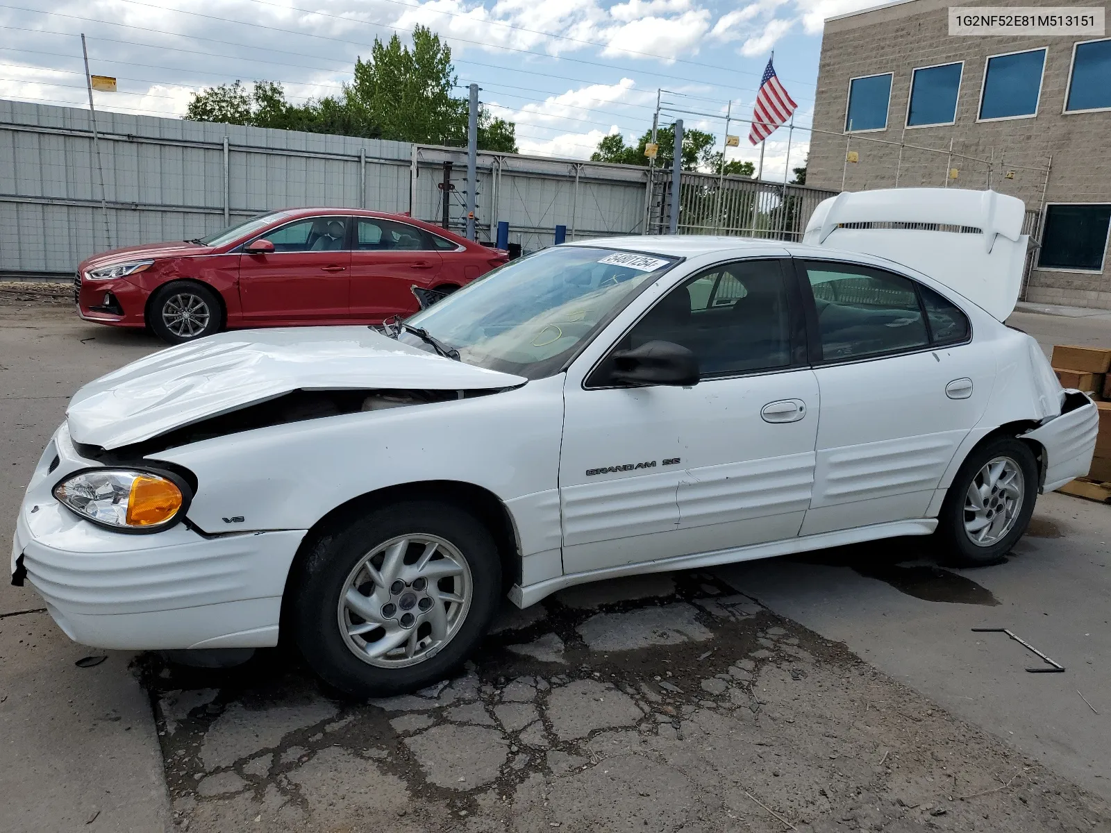 1G2NF52E81M513151 2001 Pontiac Grand Am Se1