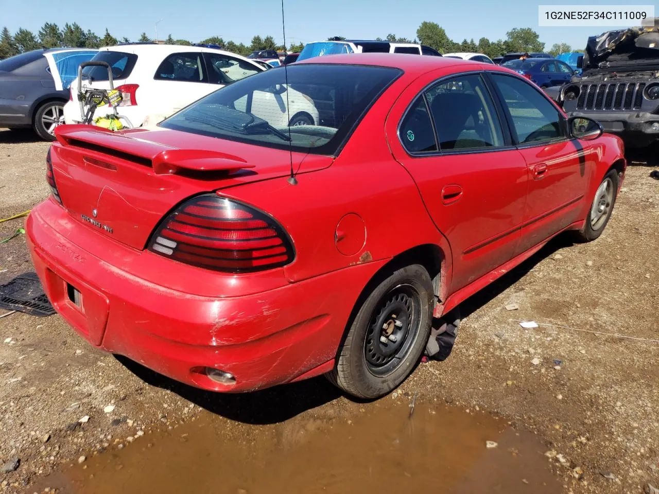 1G2NE52F34C111009 2004 Pontiac Grand Am Se