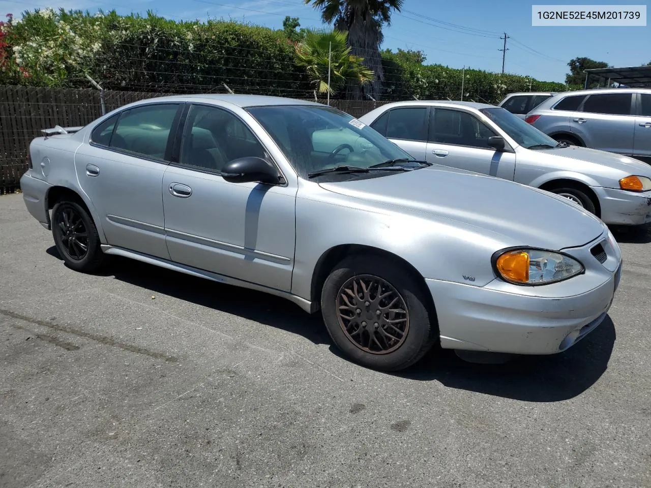 2005 Pontiac Grand Am Se VIN: 1G2NE52E45M201739 Lot: 58783954