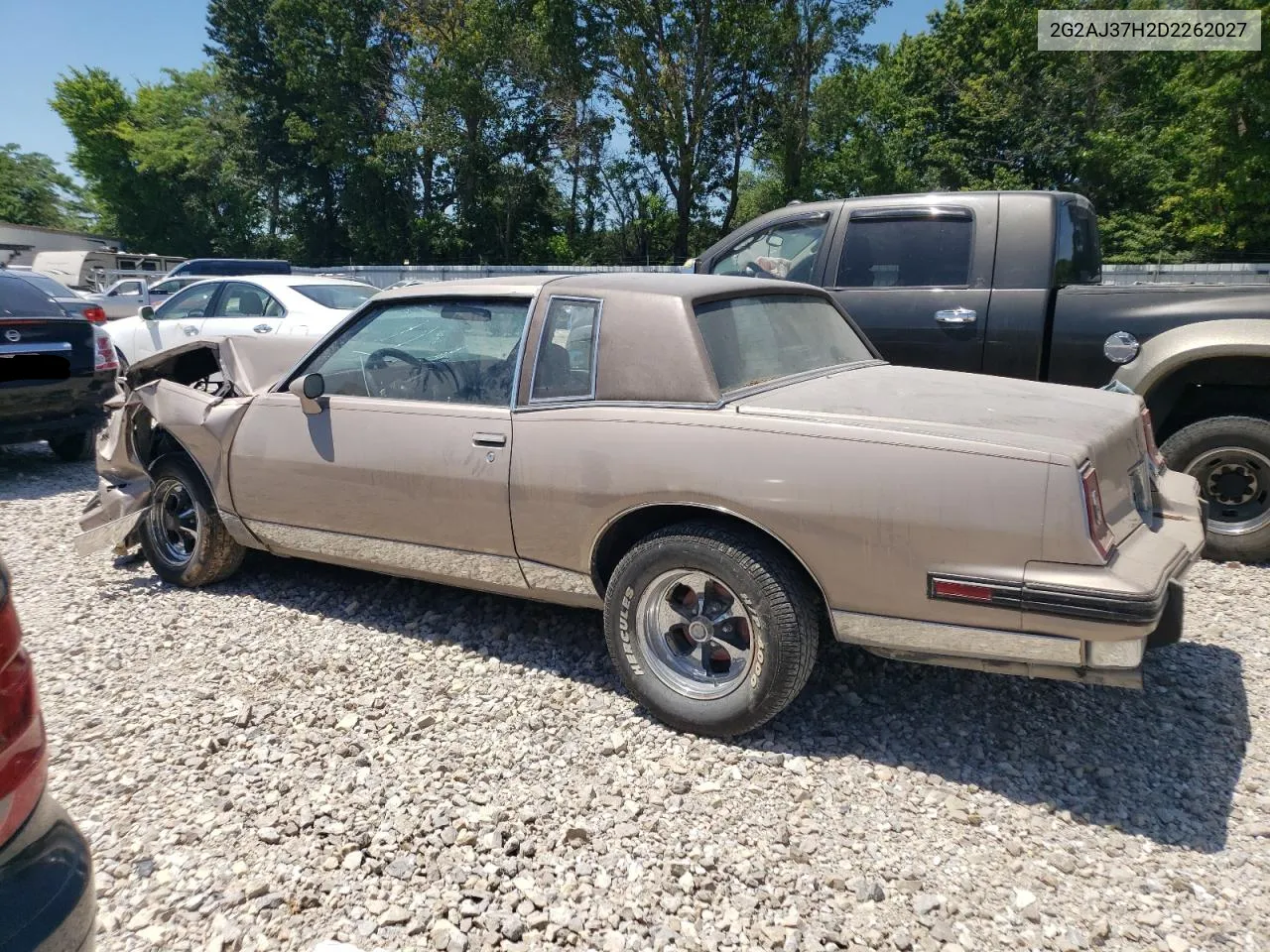 1983 Pontiac Grand Prix VIN: 2G2AJ37H2D2262027 Lot: 56271884