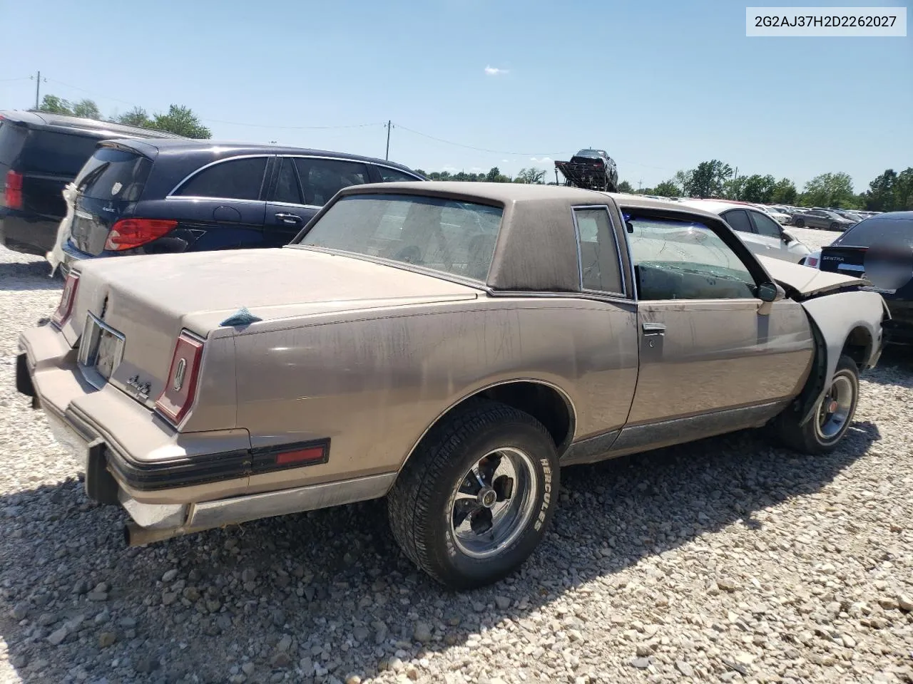 1983 Pontiac Grand Prix VIN: 2G2AJ37H2D2262027 Lot: 56271884