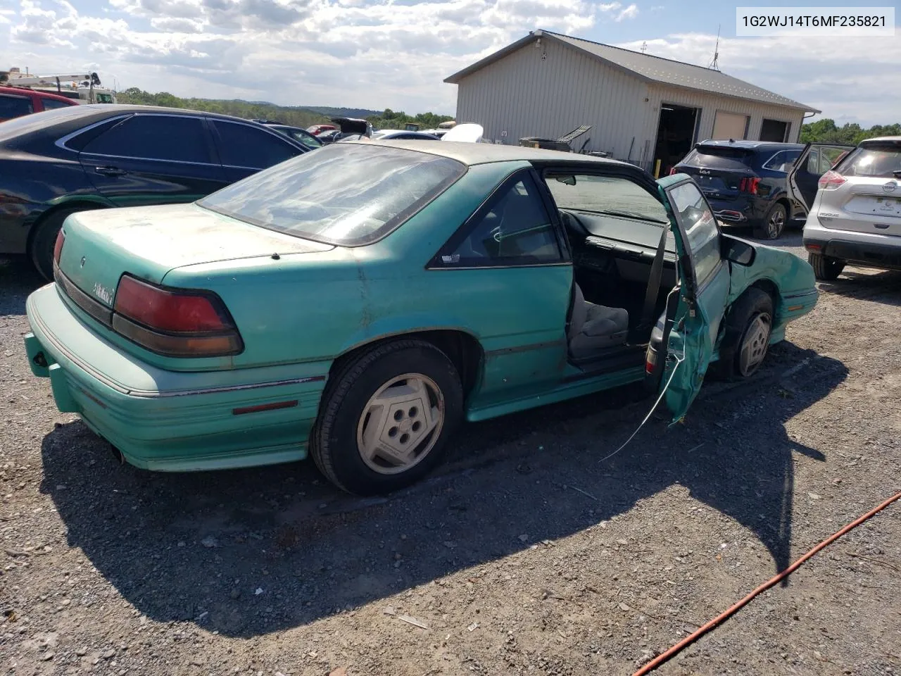 1991 Pontiac Grand Prix Se VIN: 1G2WJ14T6MF235821 Lot: 56800184