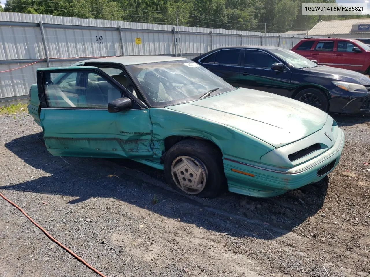 1991 Pontiac Grand Prix Se VIN: 1G2WJ14T6MF235821 Lot: 56800184