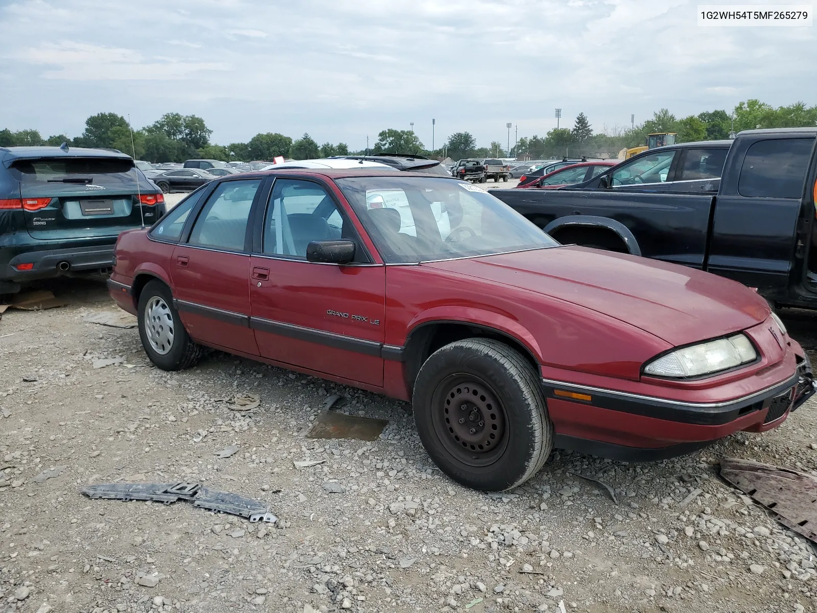 1991 Pontiac Grand Prix Le VIN: 1G2WH54T5MF265279 Lot: 63812324